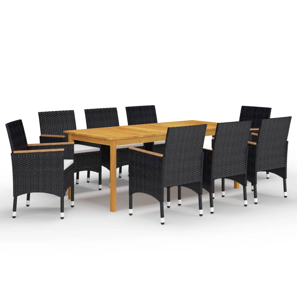 3 Piece Garden Dining Set With Cushions