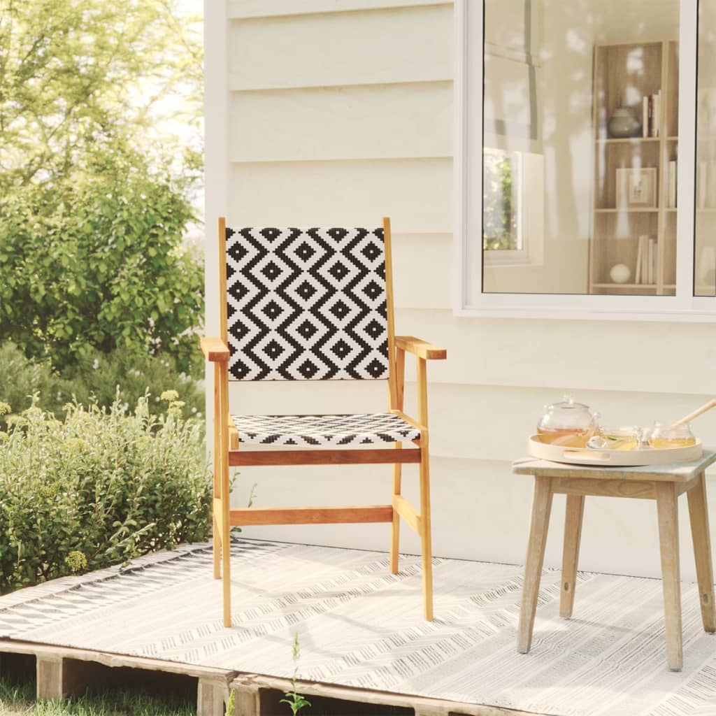 Garden Chairs 2 Pcs Solid Acacia Wood