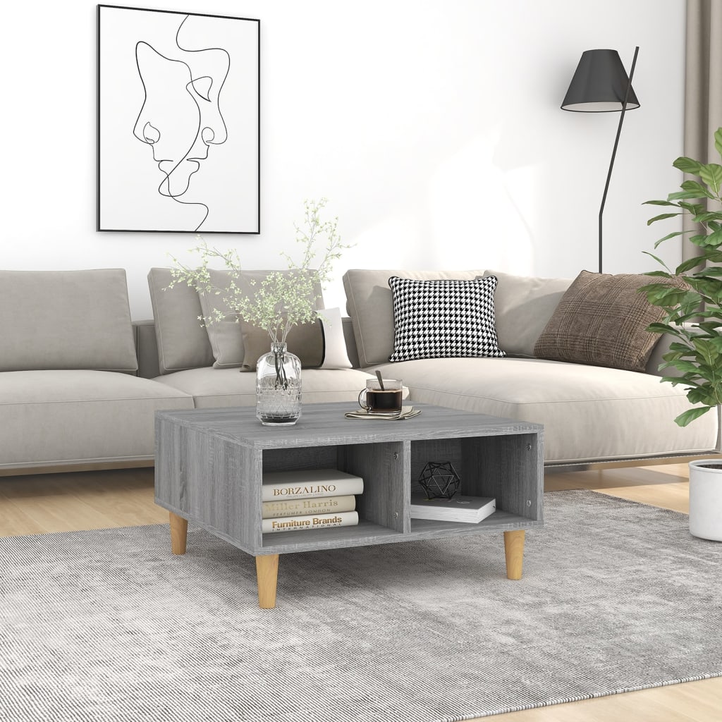 Coffee Table 60X60X30 Cm Engineered Wood