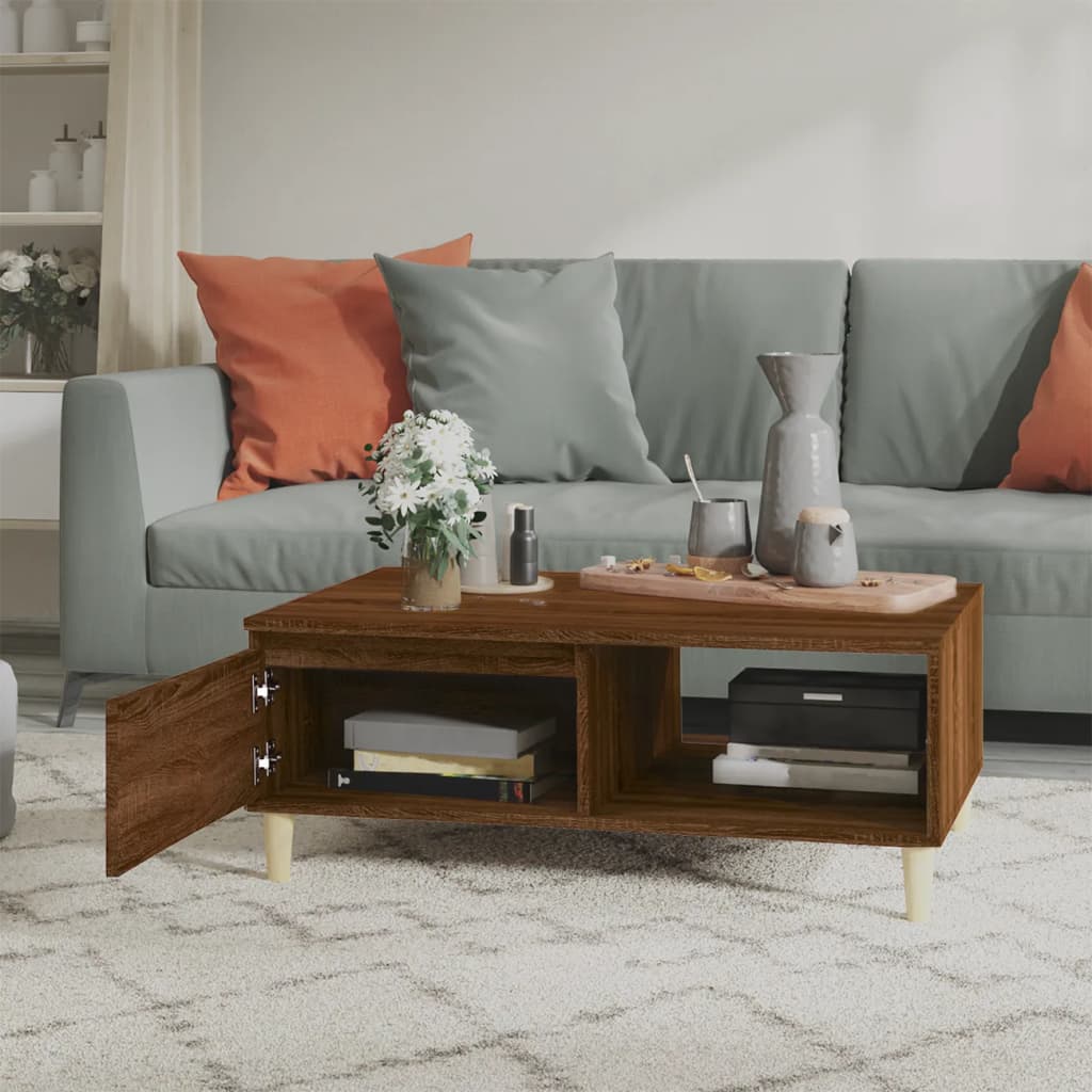 Coffee Table 90X60X35 Cm Engineered Wood