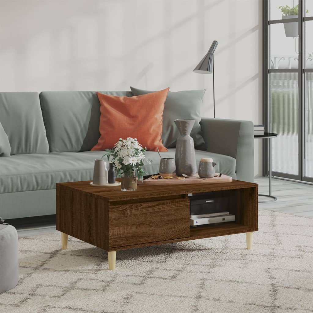 Coffee Table 90X60X35 Cm Engineered Wood