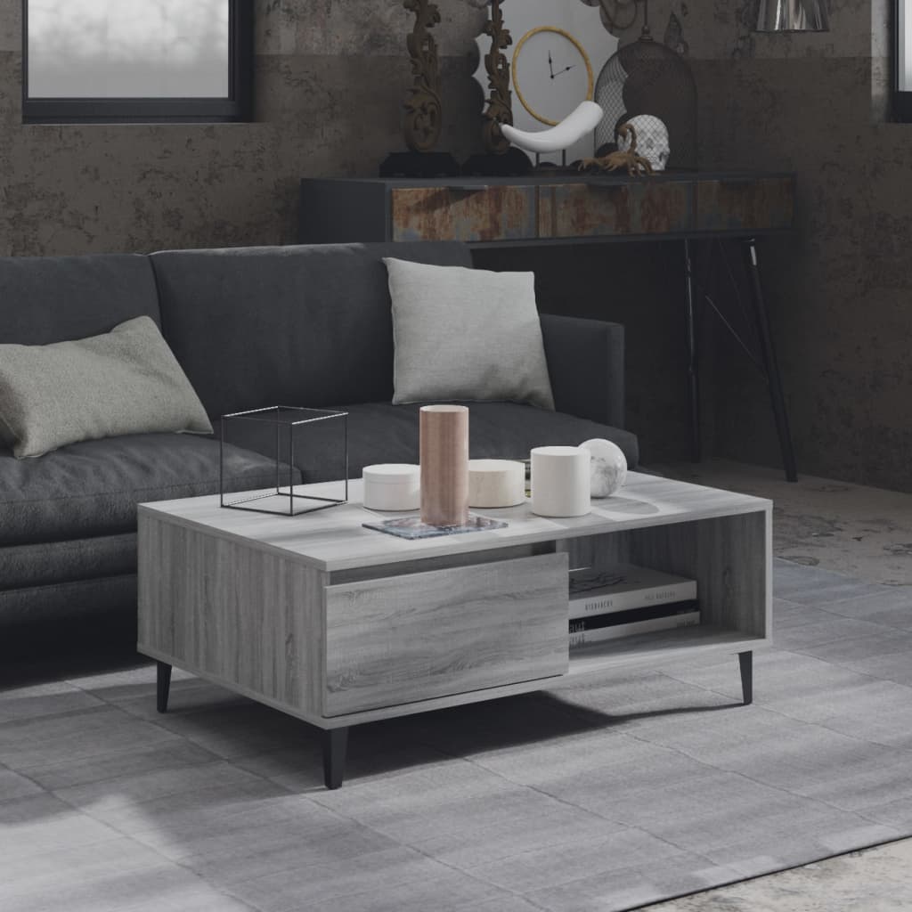 Coffee Table 90X60X35 Cm Engineered Wood