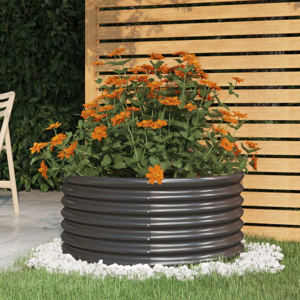 Garden Planter Galvanised Steel