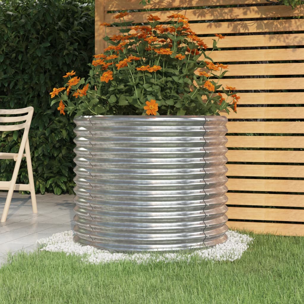 Garden Planter Galvanised Steel