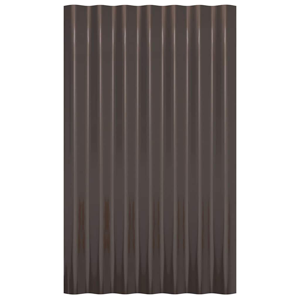 Roofing Shingles & Tiles 12x Galvanised Steel Roof Panels 60x36cm Sheets Silver