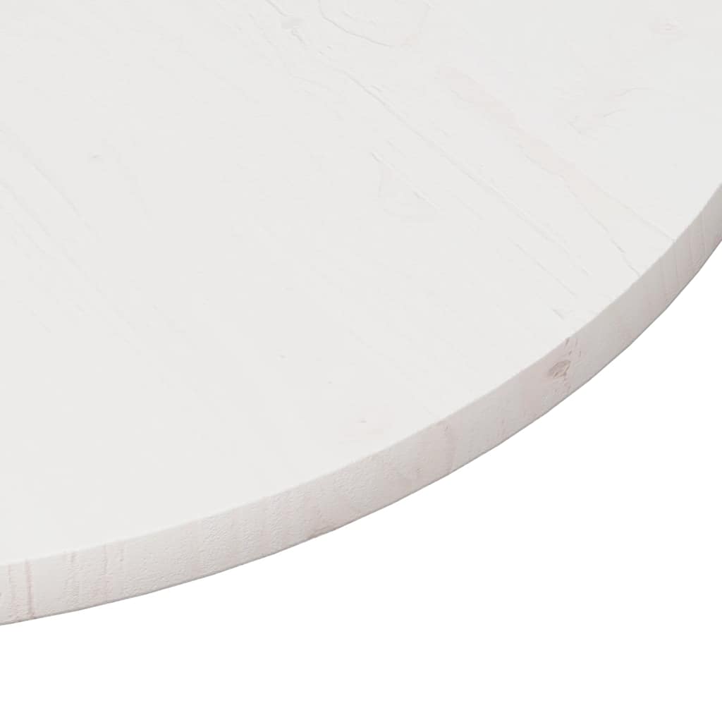 Table Top Ø80X2.5 Cm Solid Wood Pine