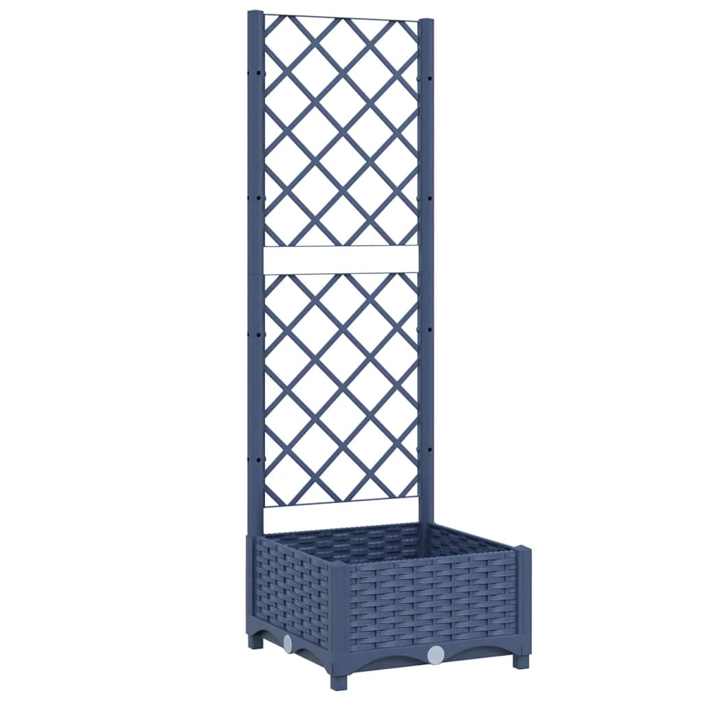 Garden Planter With Trellis Pp