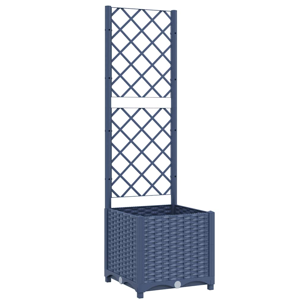 Garden Planter With Trellis Pp