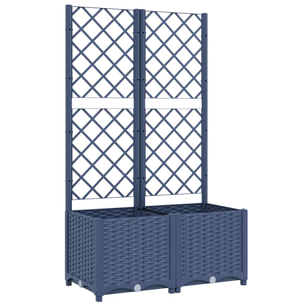Garden Planter With Trellis Pp