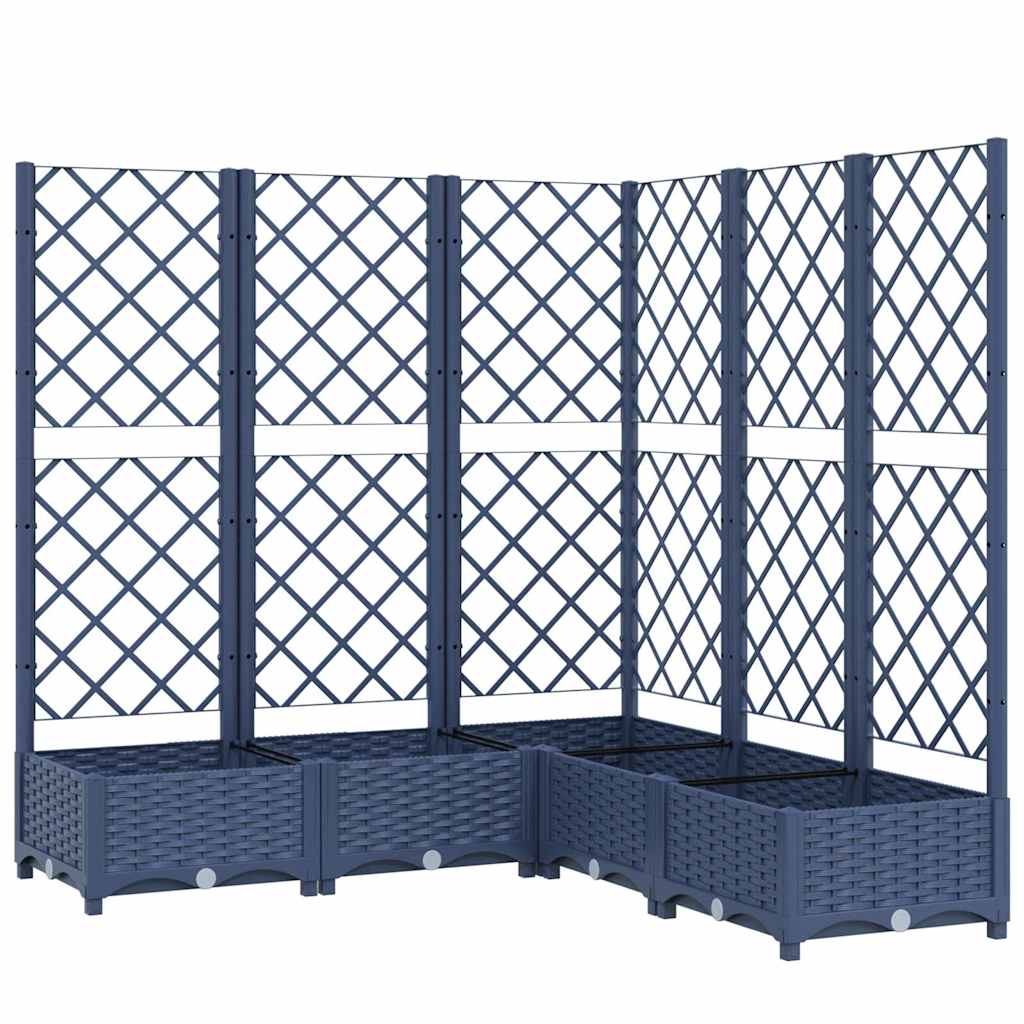 Garden Planter With Trellis Pp
