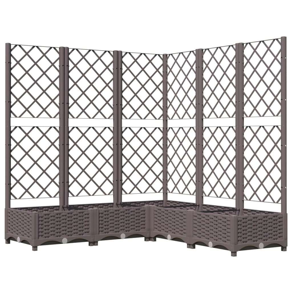 Garden Planter With Trellis Pp