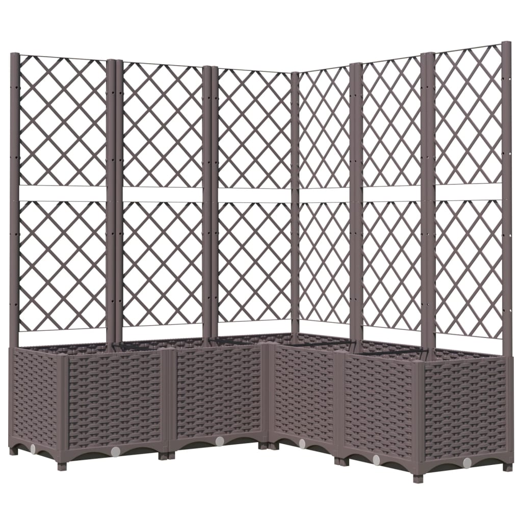 Garden Planter With Trellis Pp