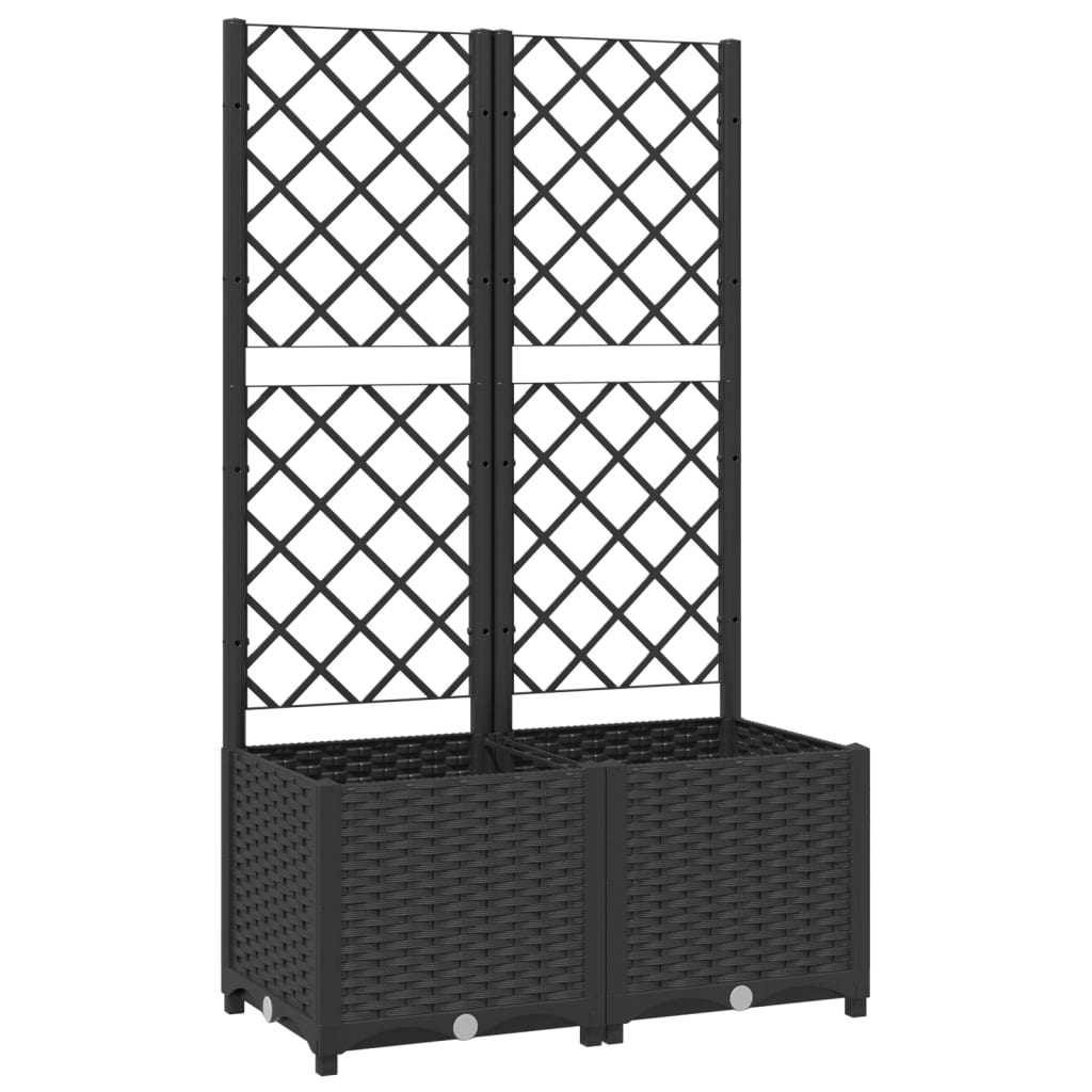 Garden Planter With Trellis Pp