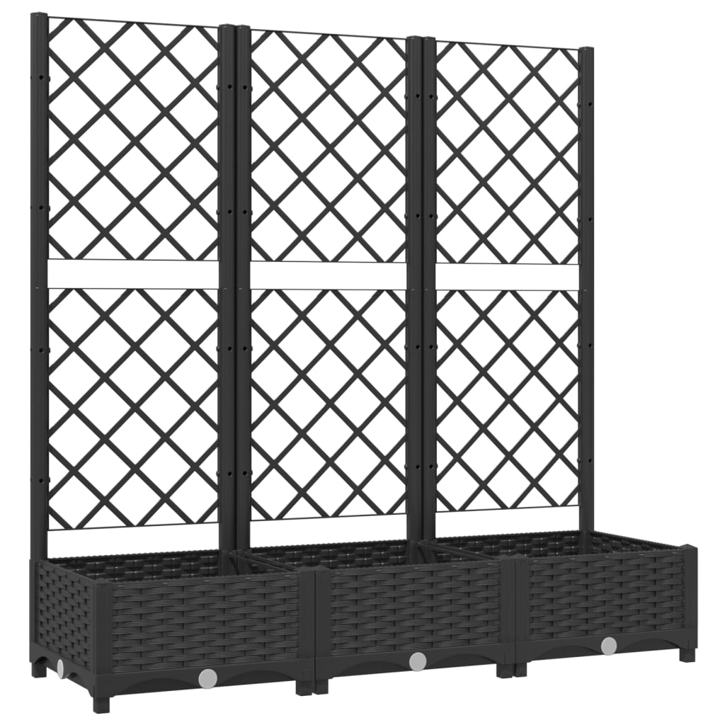 Garden Planter With Trellis Pp