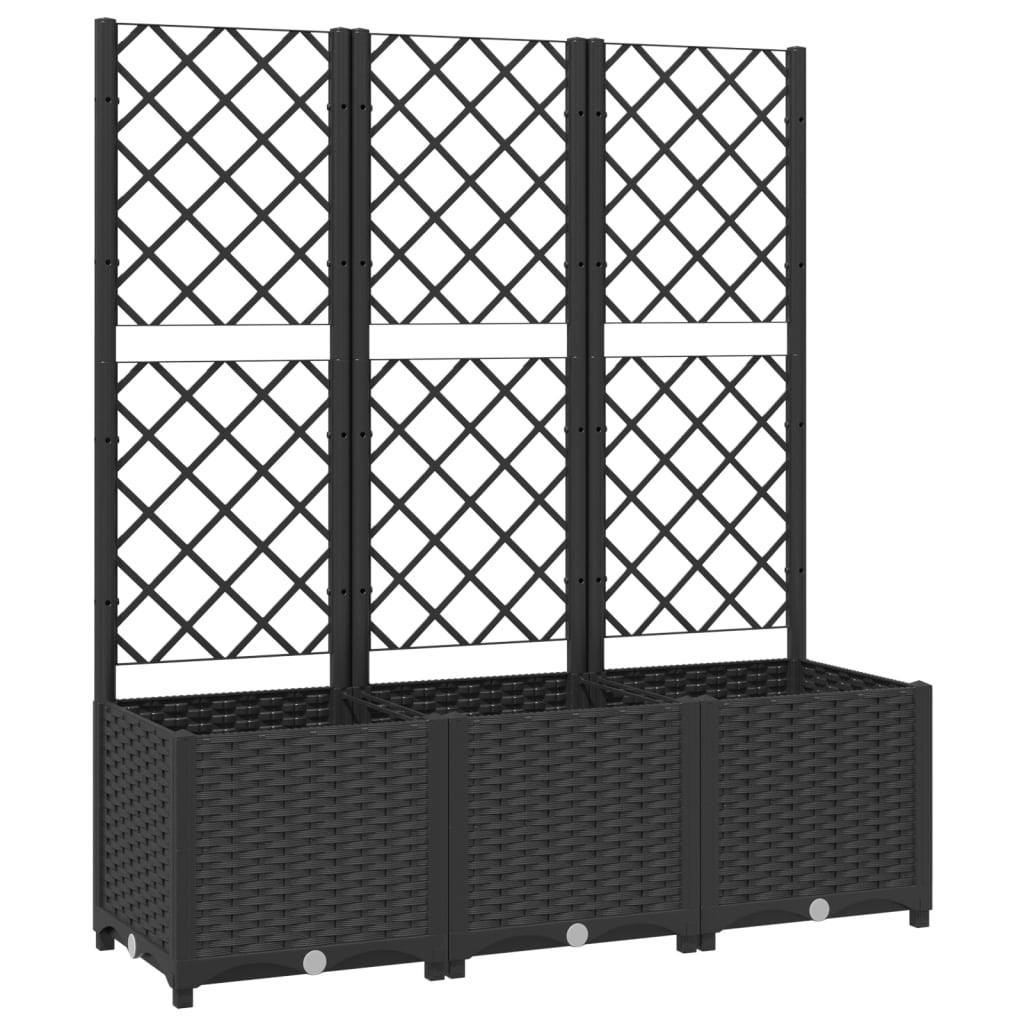 Garden Planter With Trellis Pp