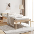 Senior Bed Without Mattress 160X200Cm Solid Wood Pine