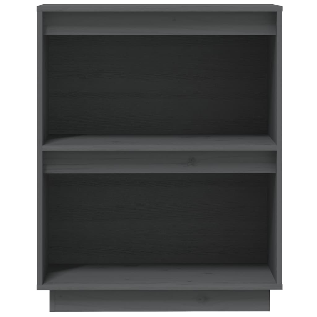 Sideboard Console Cabinet 60X34X75 Cm Solid Wood Pine honey brown black grey 60