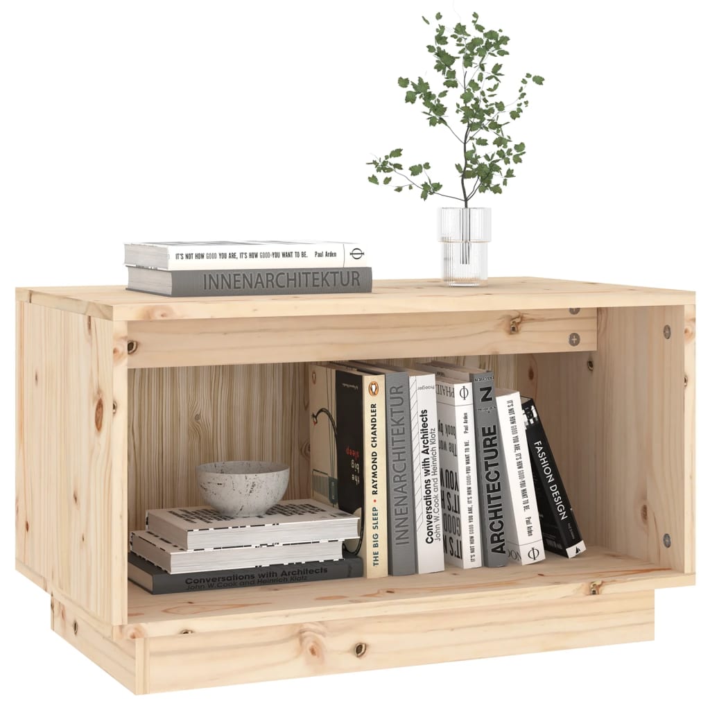 Tv Cabinet 60X35X35 Cm Solid Wood Pine