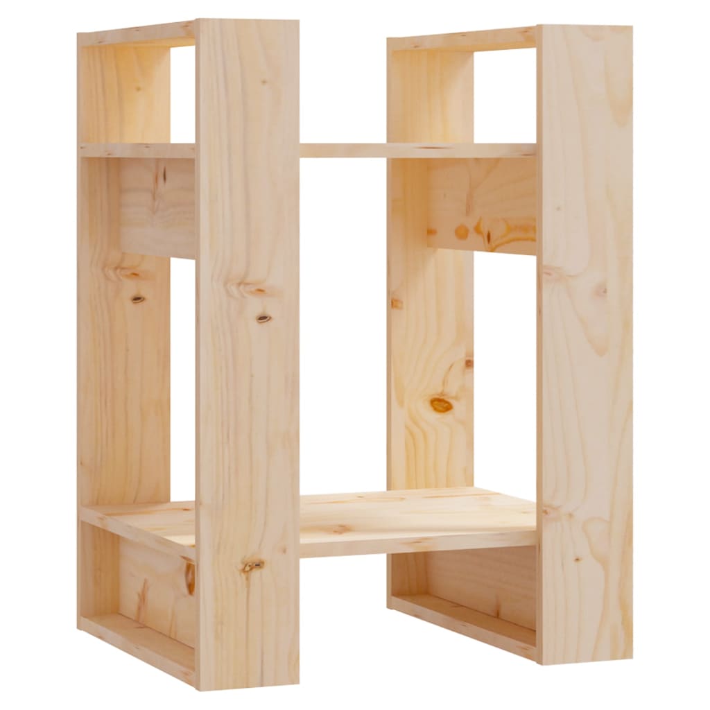 Book Cabinet/Room Divider Solid Wood Pine