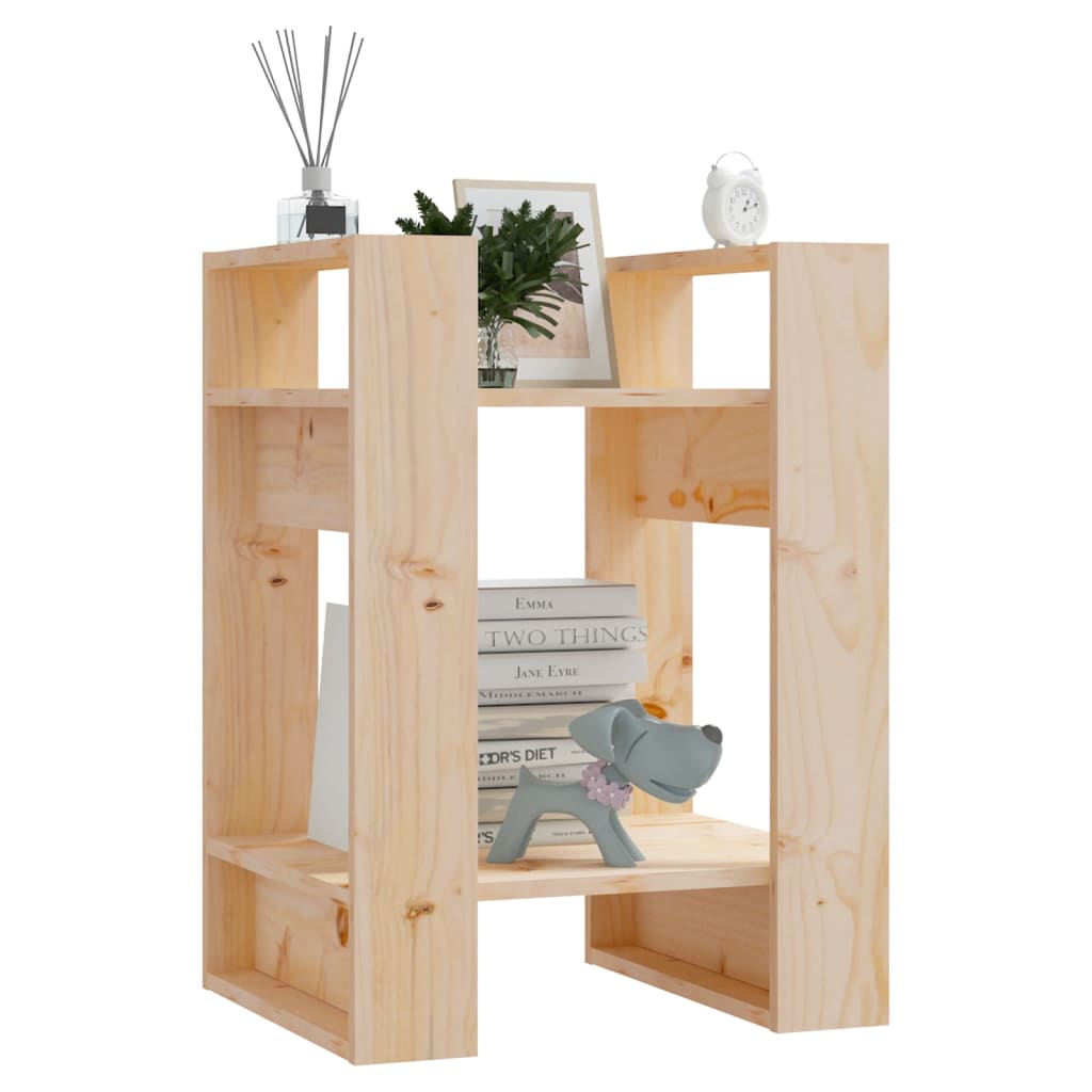 Book Cabinet/Room Divider Solid Wood Pine