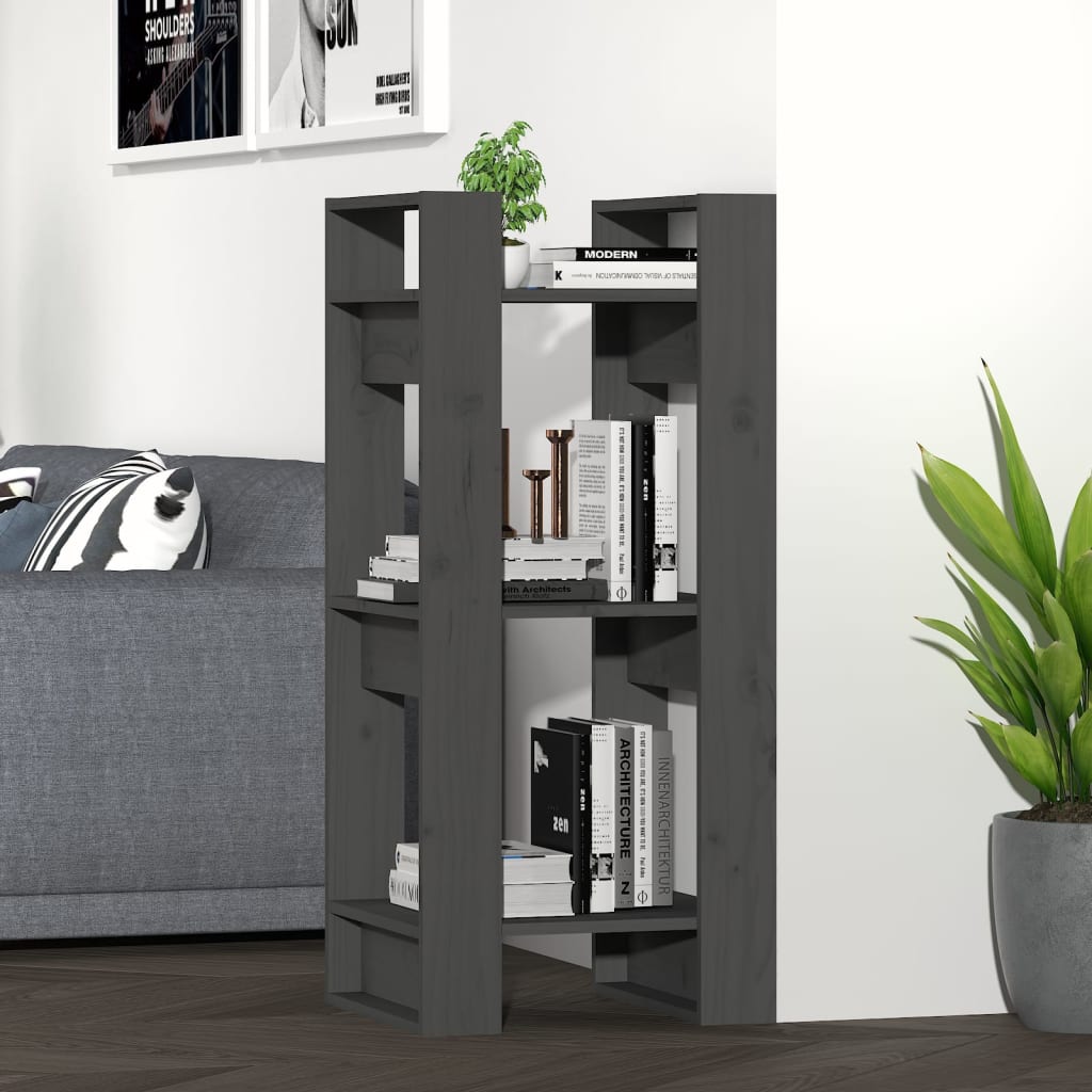 Book Cabinet/Room Divider Solid Wood Pine