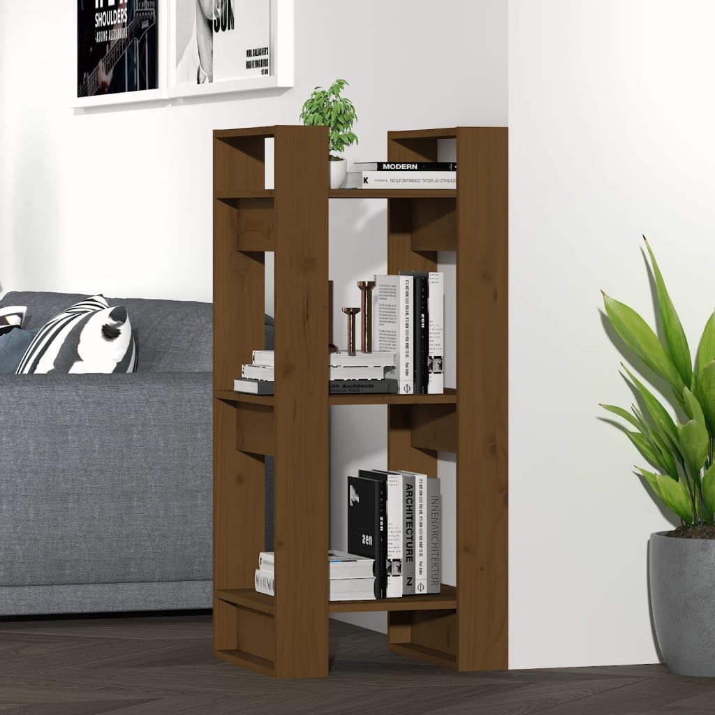Book Cabinet/Room Divider Solid Wood Pine