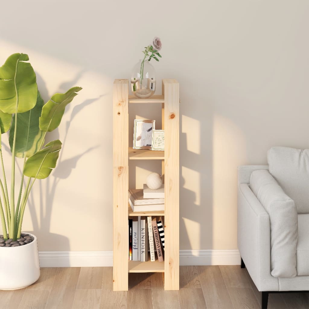 Book Cabinet/Room Divider Solid Wood Pine