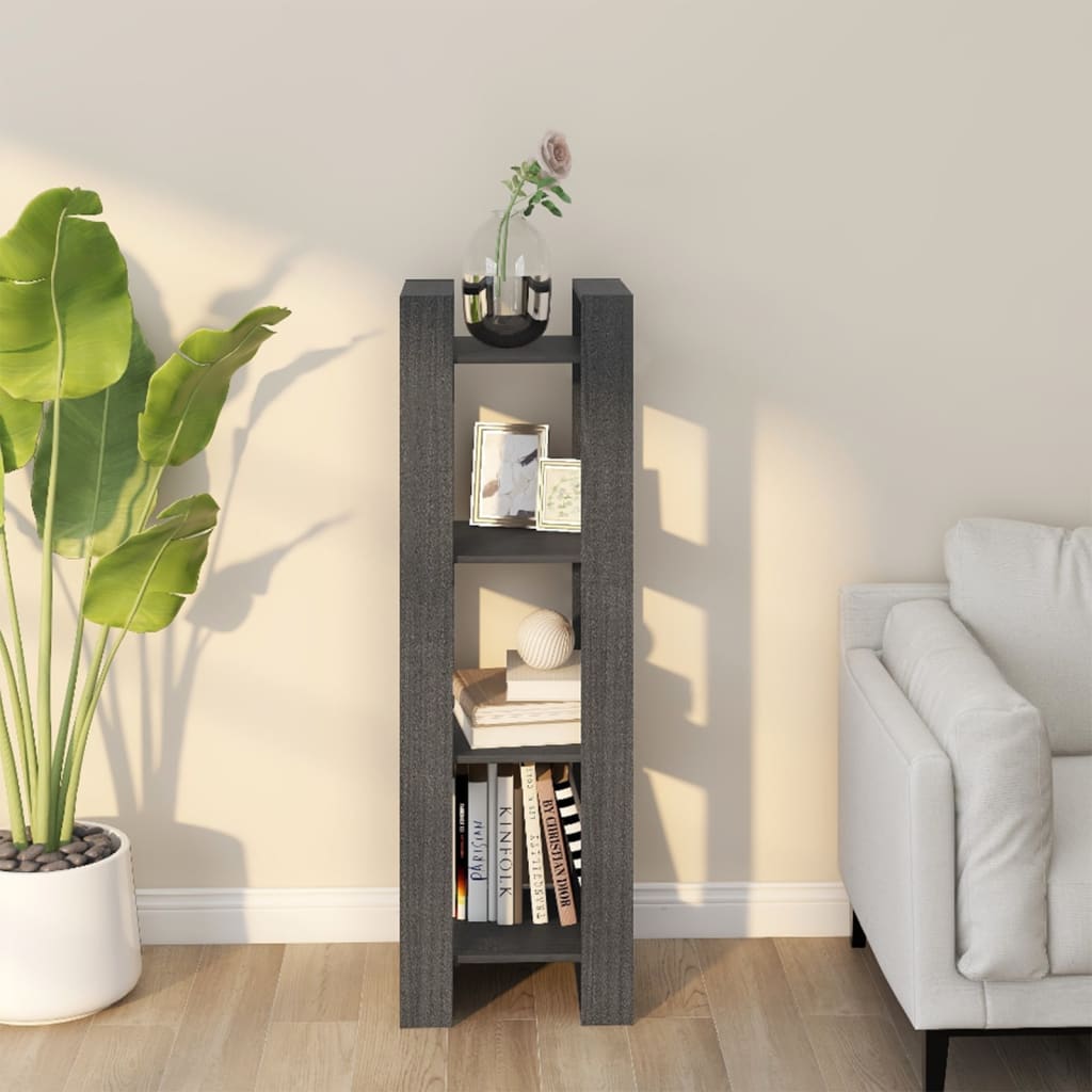 Book Cabinet/Room Divider Solid Wood Pine