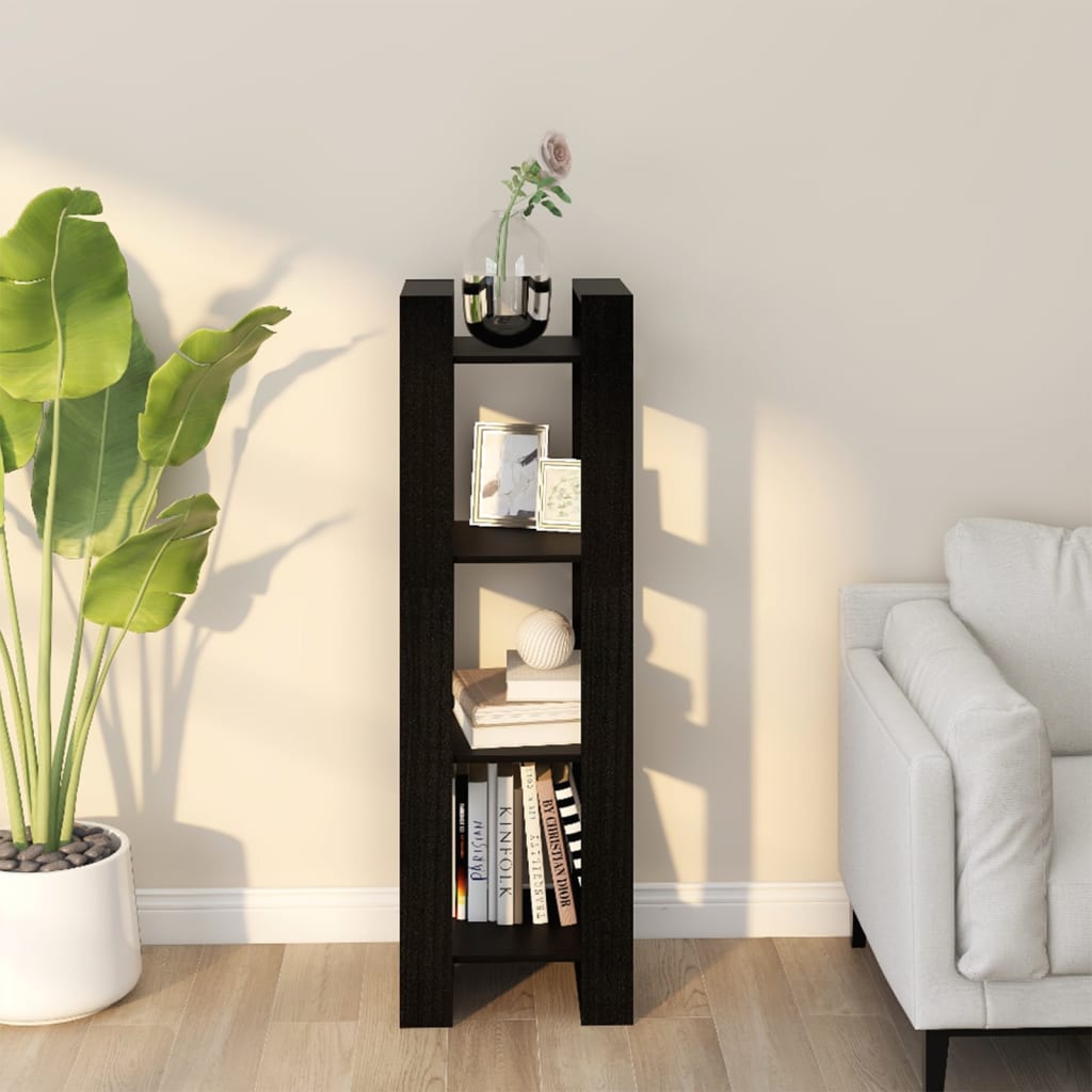Book Cabinet/Room Divider Solid Wood Pine