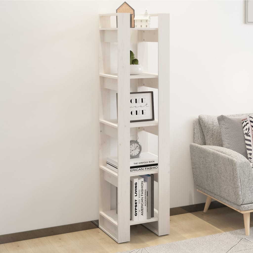 Book Cabinet/Room Divider Solid Wood Pine