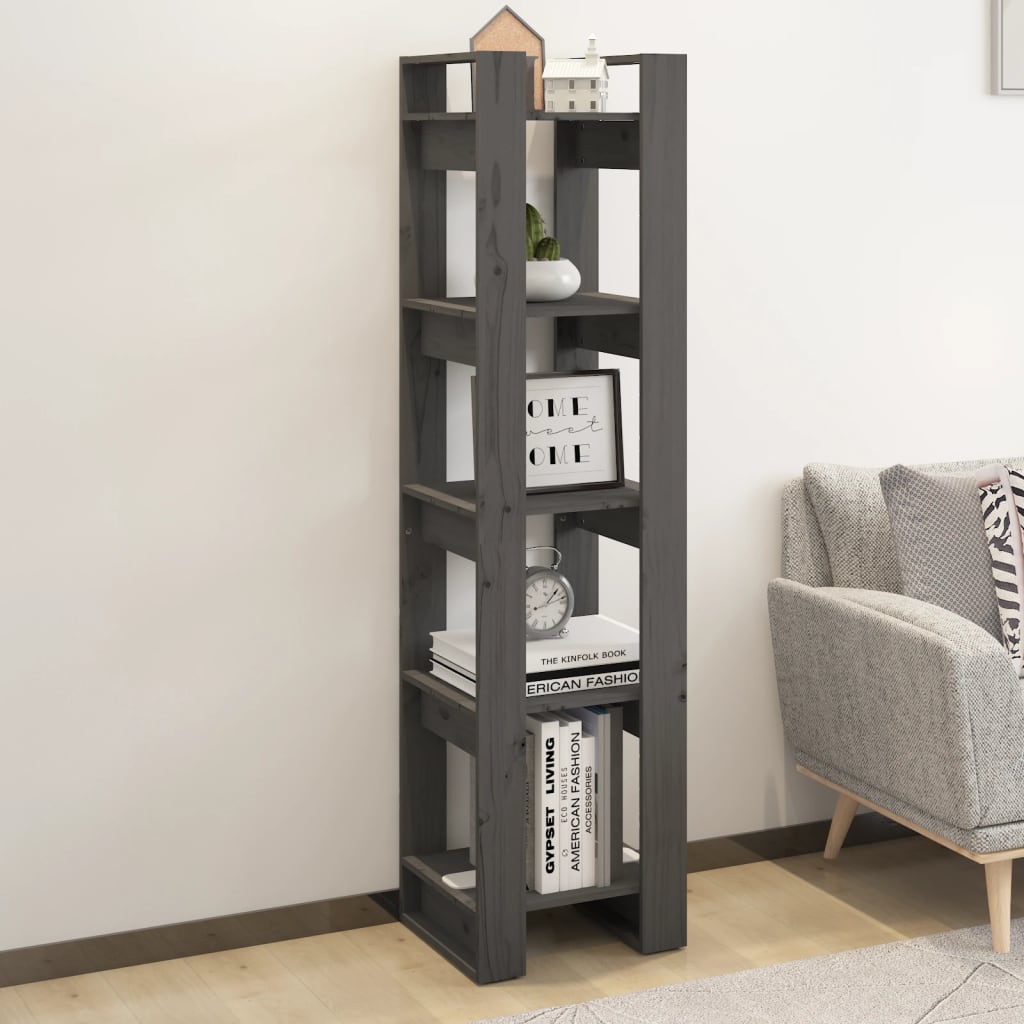 Book Cabinet/Room Divider Solid Wood Pine