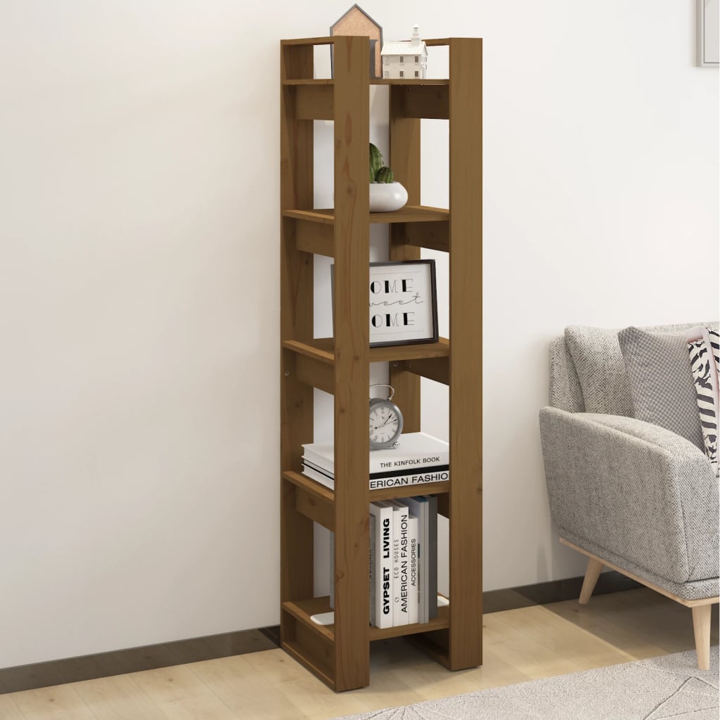 Book Cabinet/Room Divider Solid Wood Pine