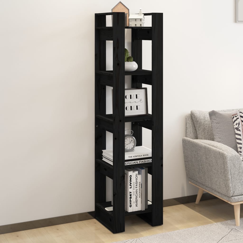 Book Cabinet/Room Divider Solid Wood Pine