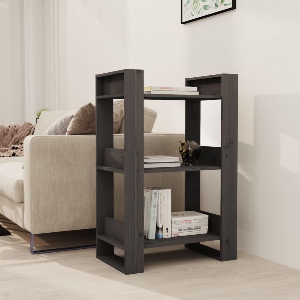 Book Cabinet/Room Divider Solid Wood Pine