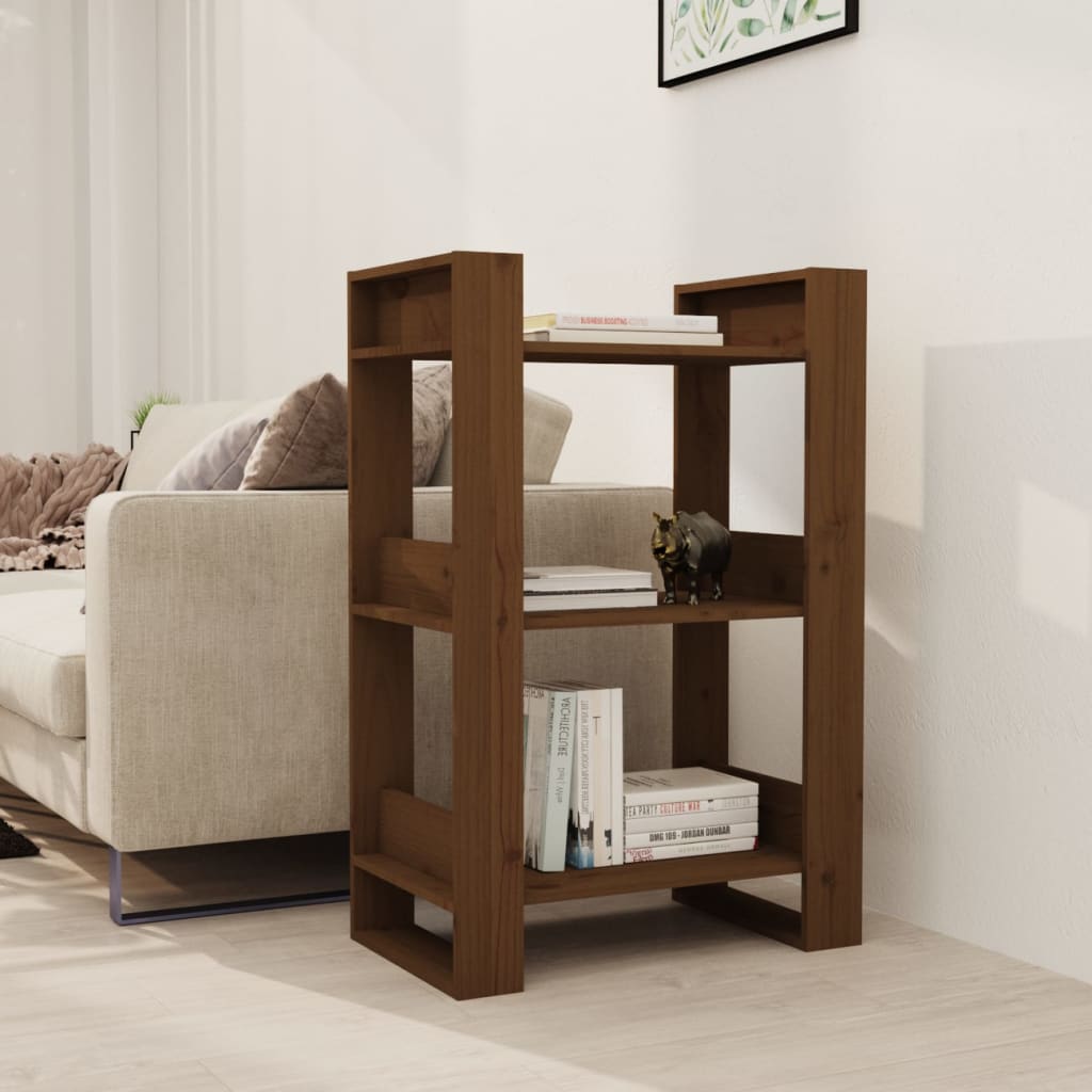Book Cabinet/Room Divider Solid Wood Pine