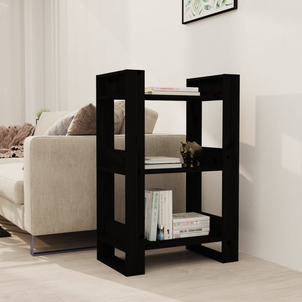 Book Cabinet/Room Divider Solid Wood Pine