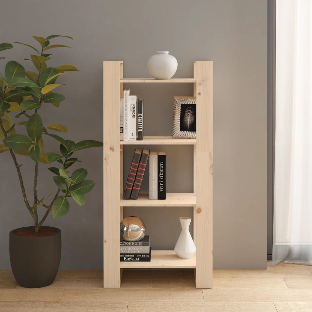 Book Cabinet/Room Divider Solid Wood Pine