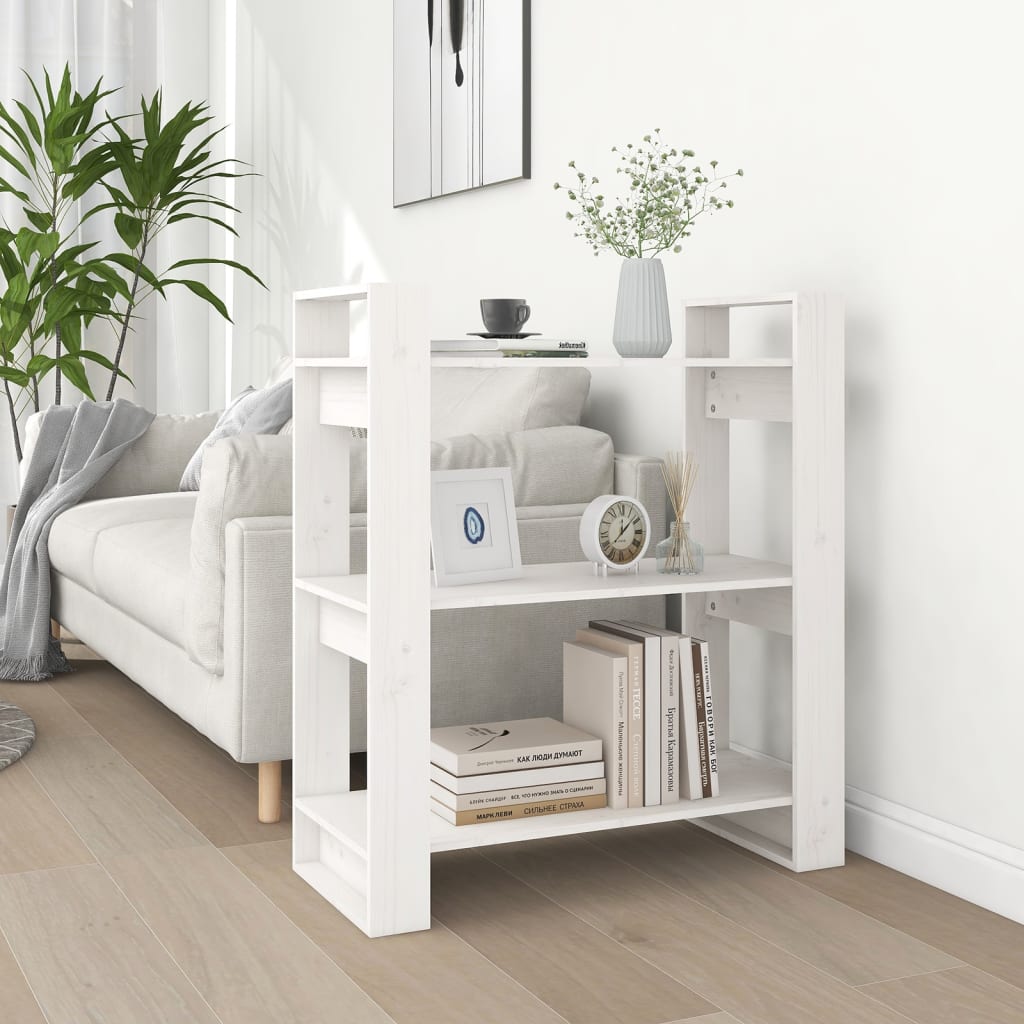 Book Cabinet/Room Divider Solid Wood Pine
