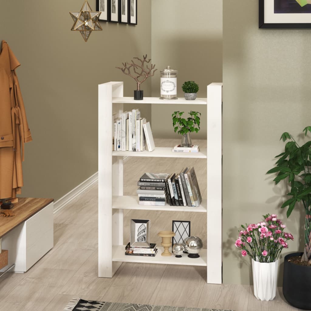 Book Cabinet/Room Divider Solid Wood Pine