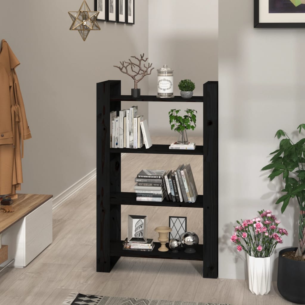 Book Cabinet/Room Divider Solid Wood Pine