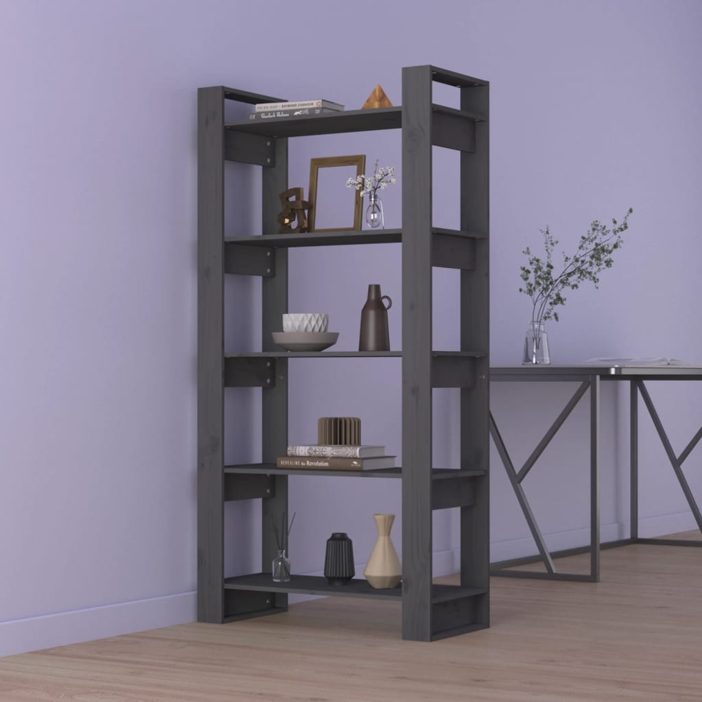 Book Cabinet/Room Divider Solid Wood Pine