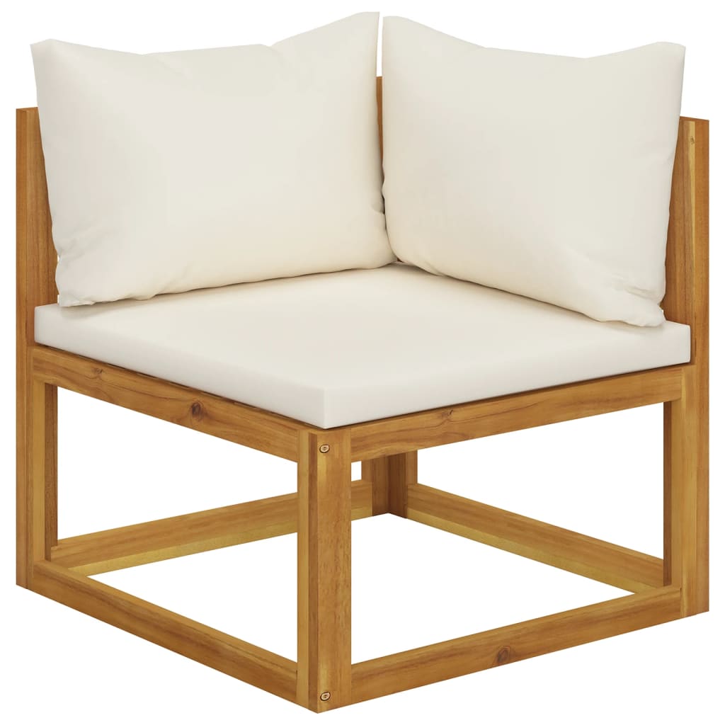 9 Piece Garden Lounge Set With Cushions Solid Wood Acacia