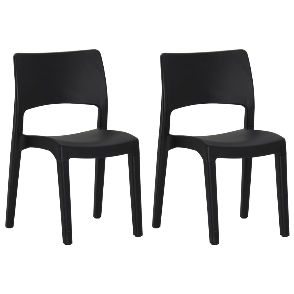 Garden Chairs 2 Pcs Polypropylene
