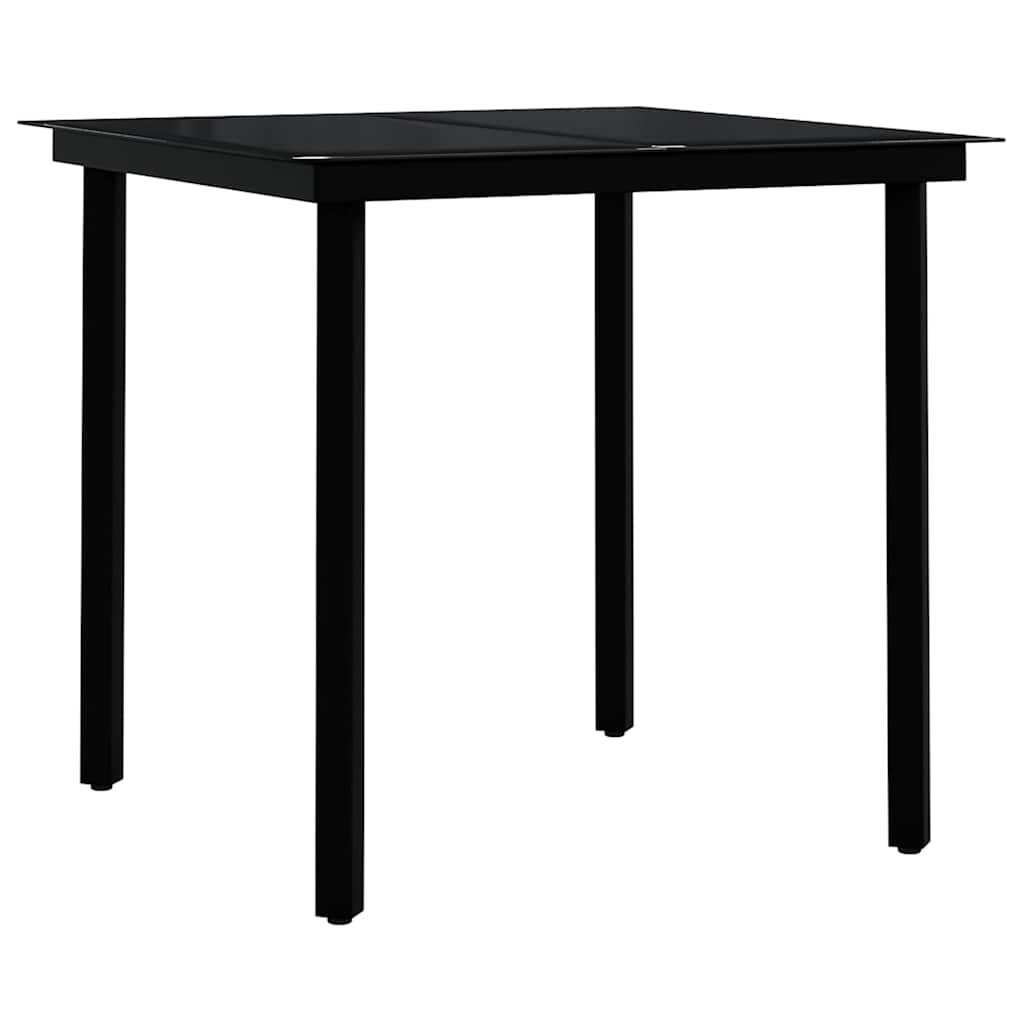 Outdoor Furniture Set 7 Piece Dining Grey And Black Brown And Black PE Rattan 14