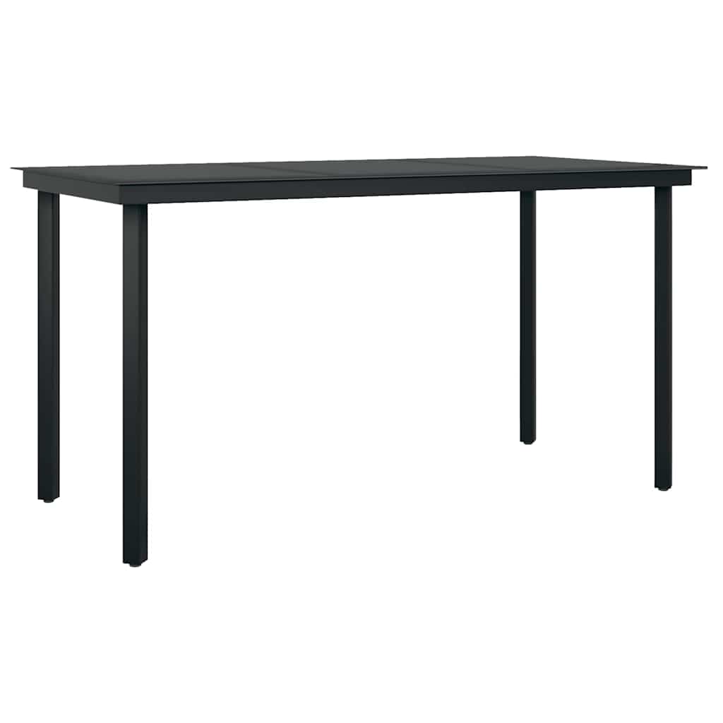 Outdoor Furniture Set 7 Piece Dining Grey And Black Brown And Black PE Rattan 14