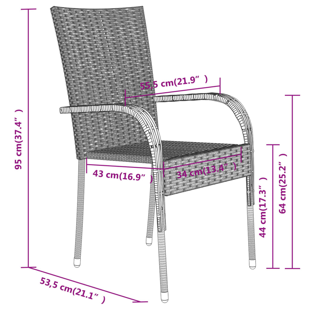5 Piece Garden Dining Set