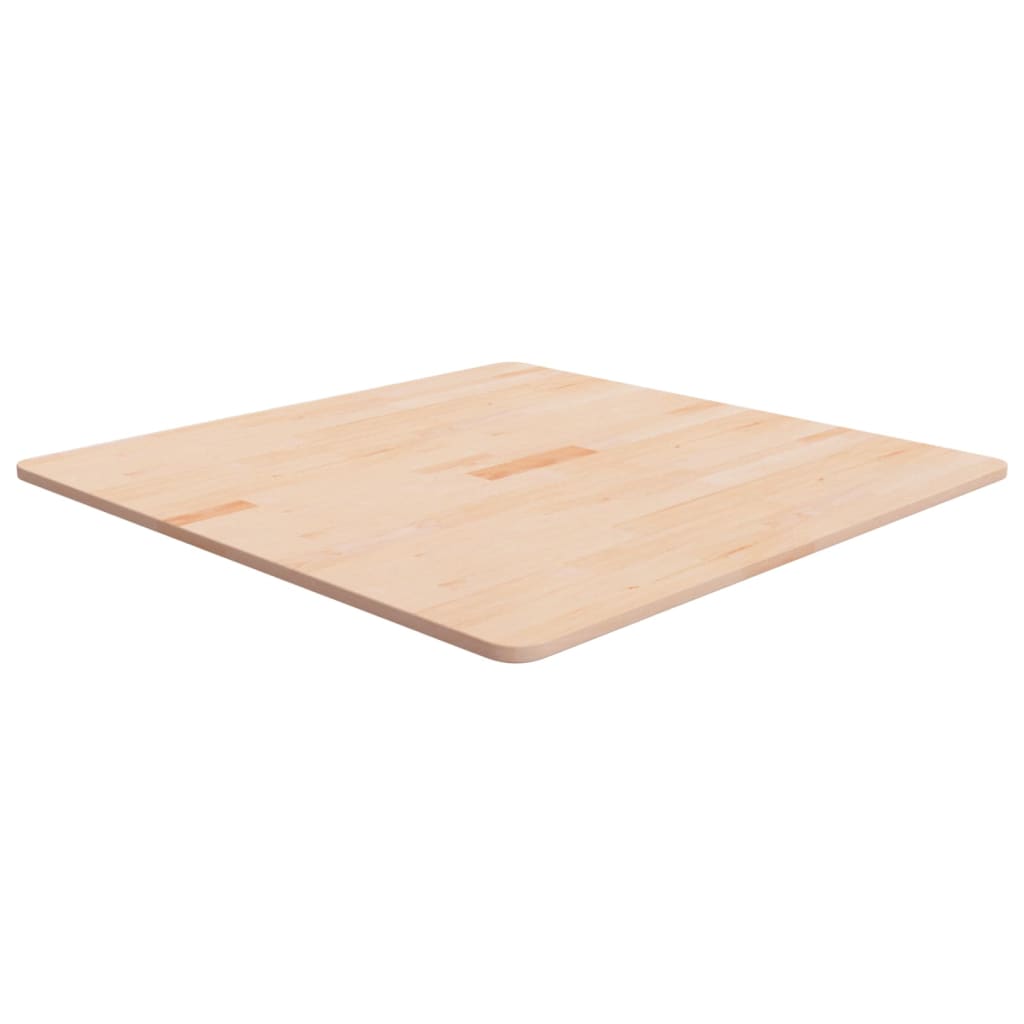 Square Table Top Untreated Solid Wood Oak