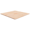 Square Table Top Untreated Solid Wood Oak