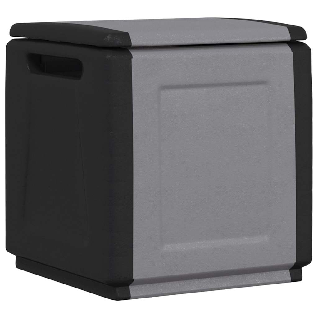Outdoor Storage Boxes Garden Box 330 L Dark Grey Black Dark Grey And Black 138 X