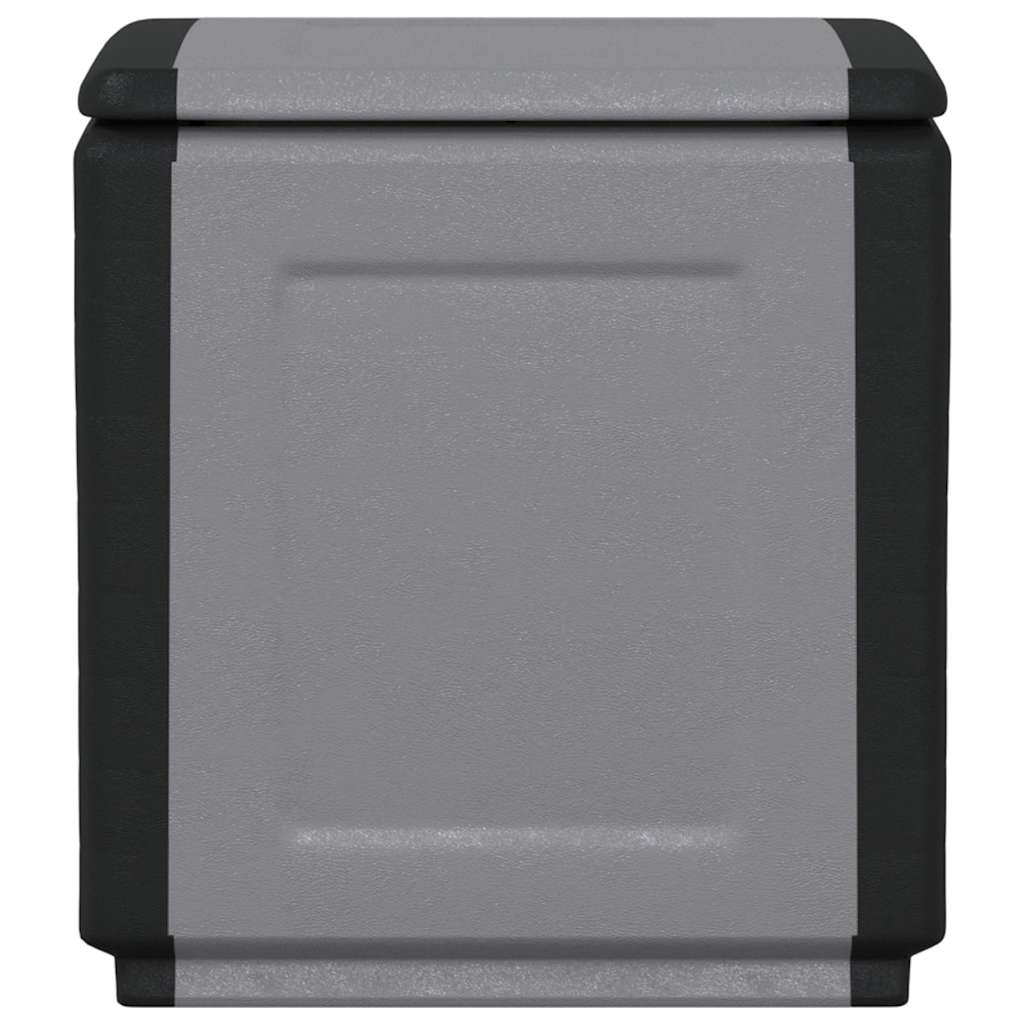 Outdoor Storage Boxes Garden Box 330 L Dark Grey Black Dark Grey And Black 138 X